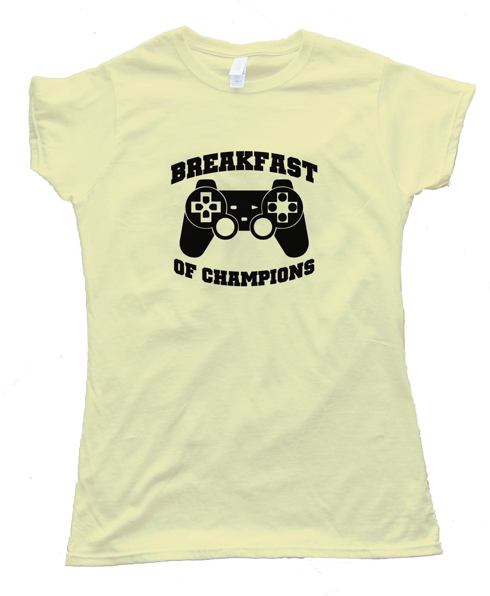 Womens Breakfast Of Champions Gamer - Tee Shirt