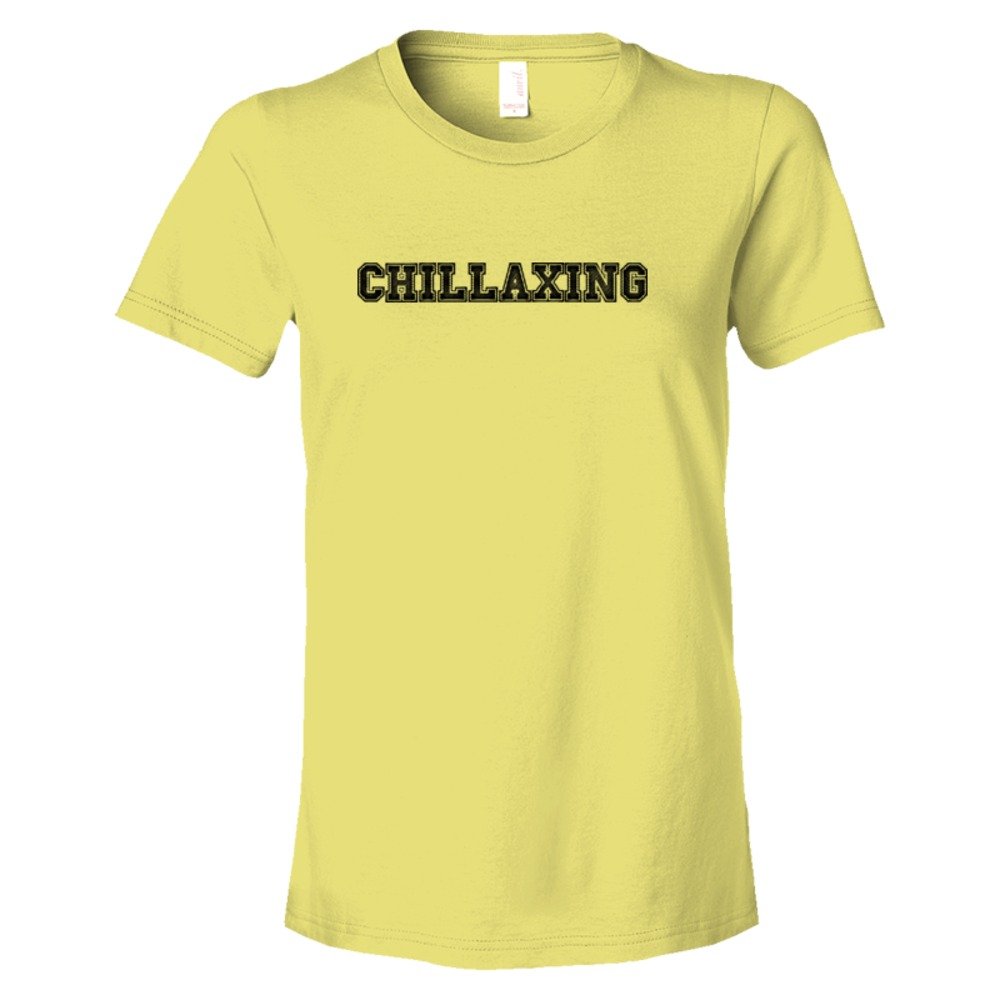Womens Chillaxing Relaxing Word Feed - Tee Shirt