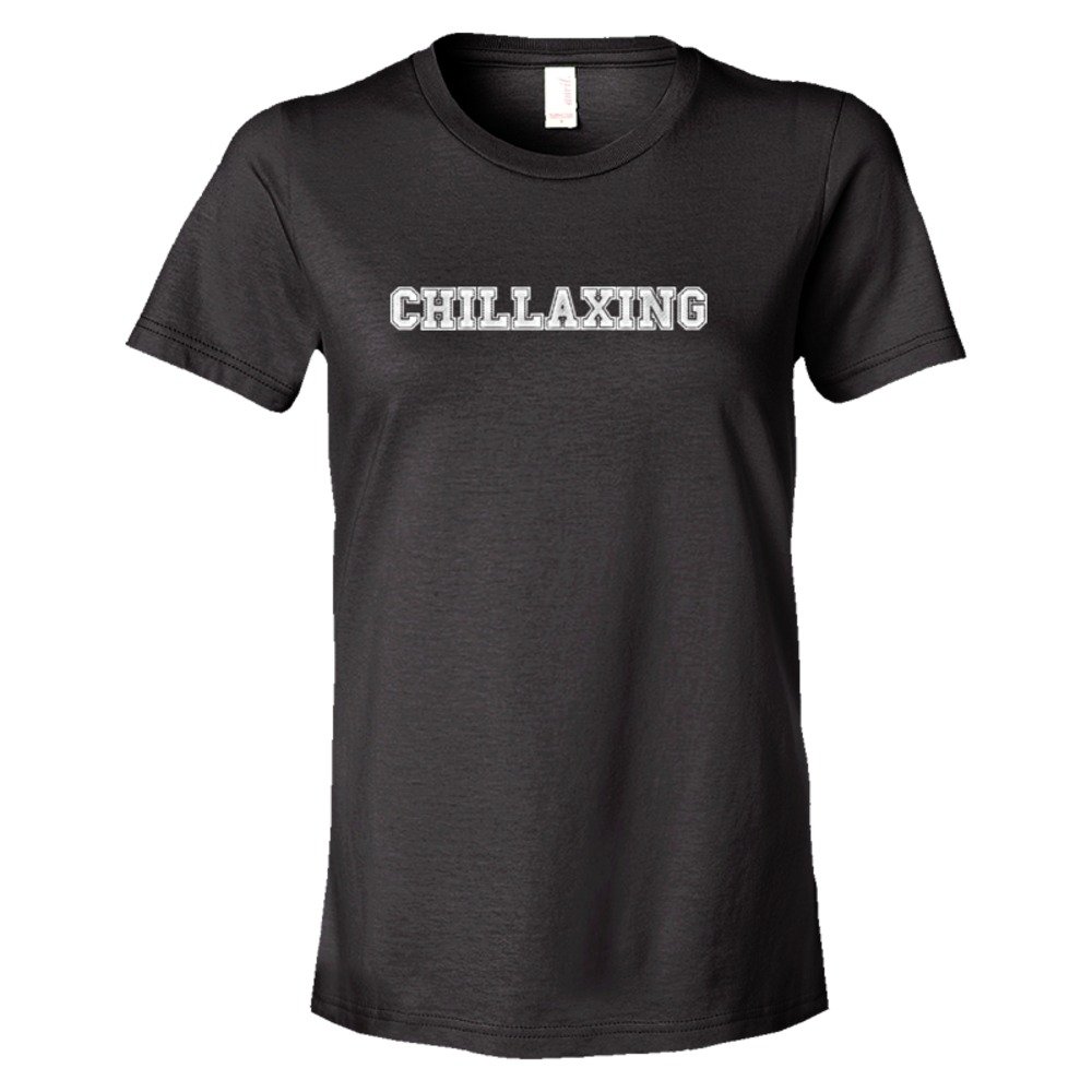 Womens Chillaxing Relaxing Word Feed - Tee Shirt