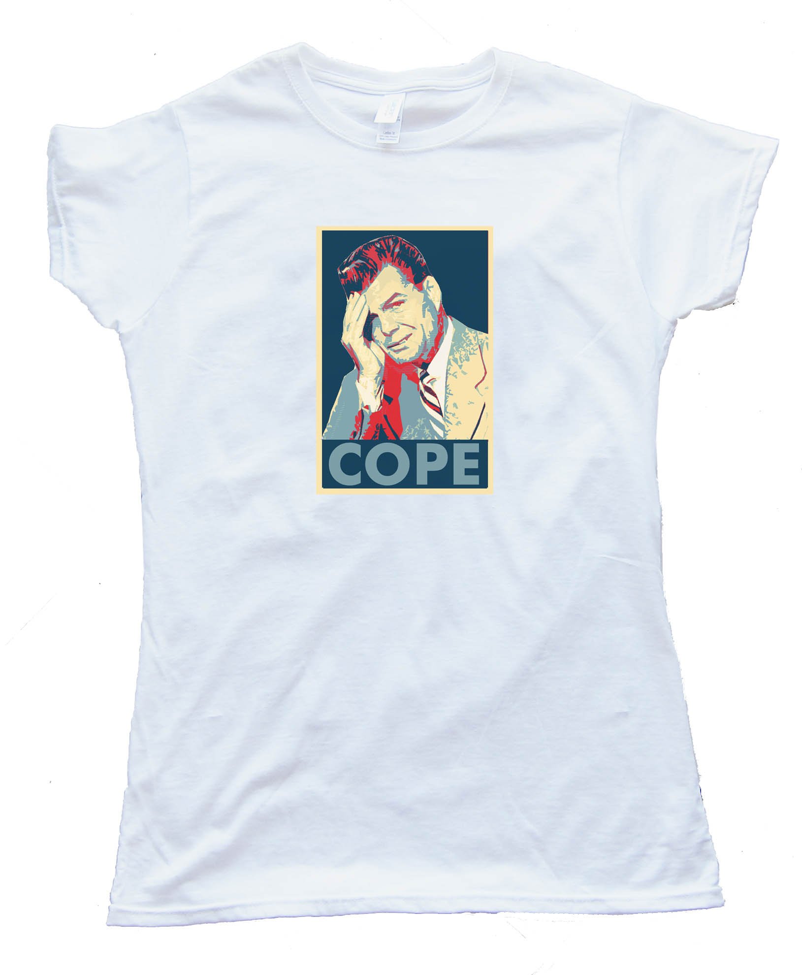 Womens Cope Obama Facepalm Hope - Tee Shirt