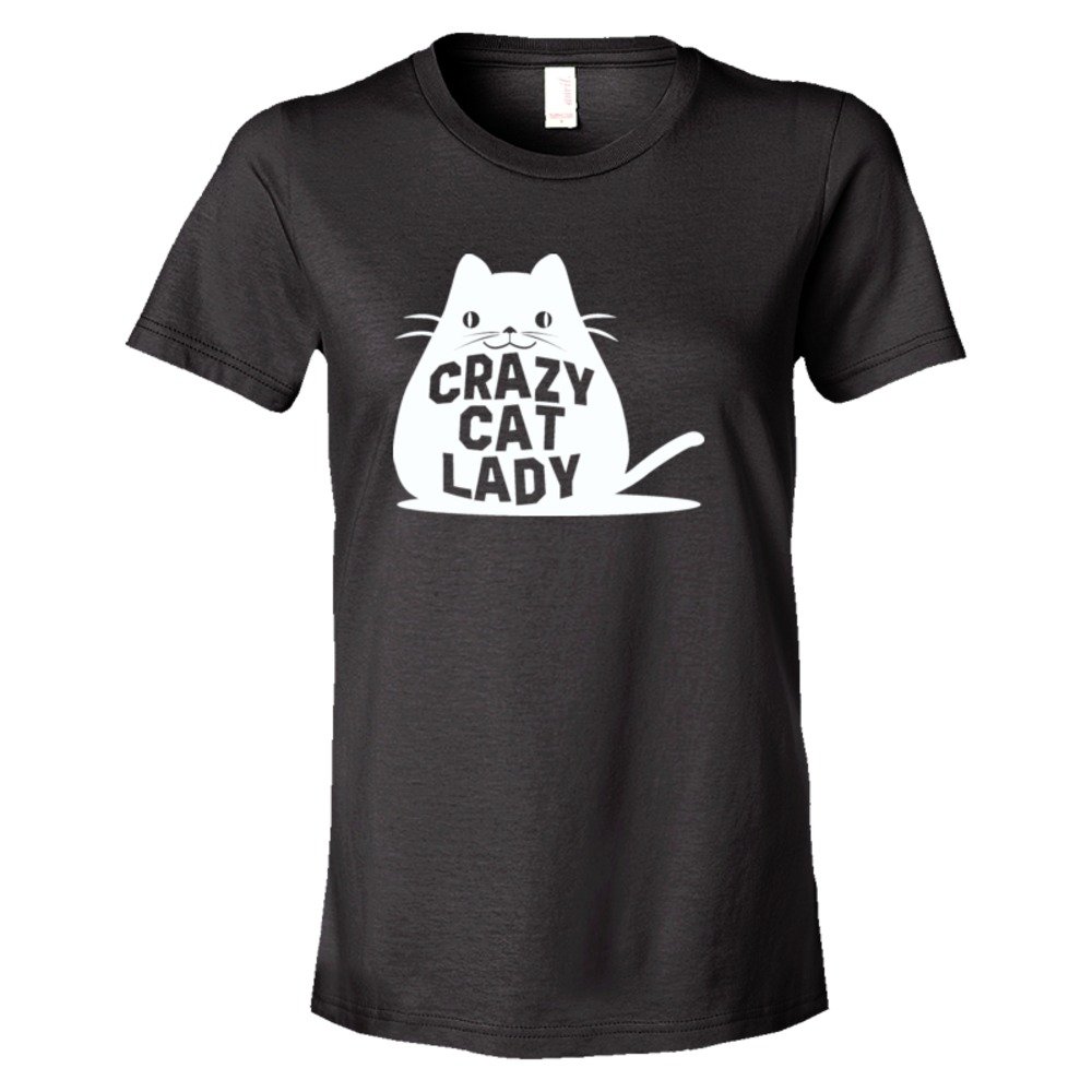Womens Crazy Cat Lady Fat Cay - Tee Shirt
