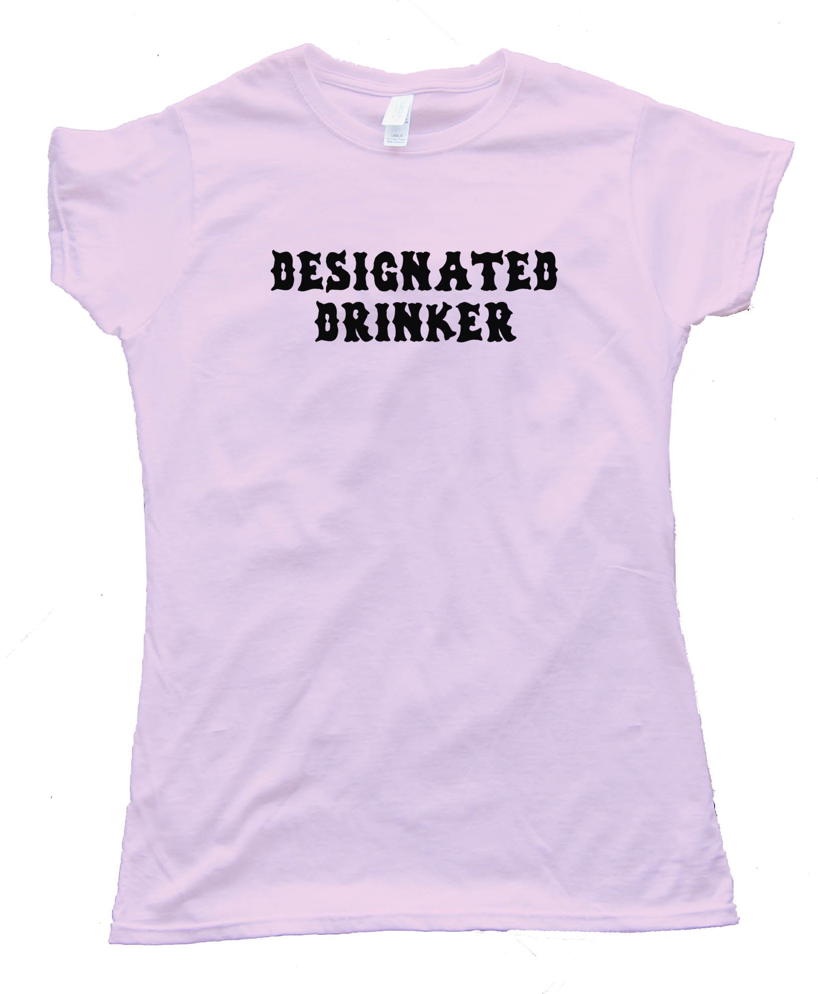 Womens Designated Drinker - Tee Shirt