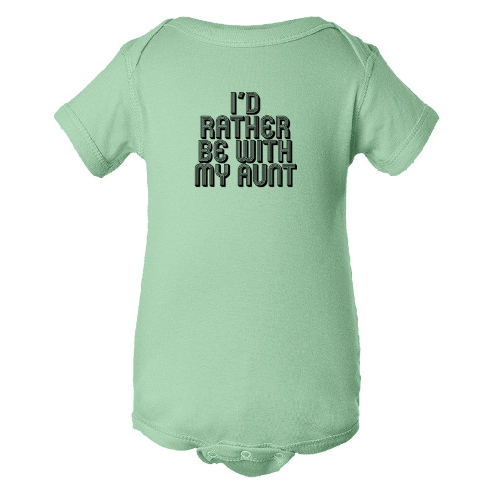 Baby Bodysuit I'D Rather Be With My Aunt