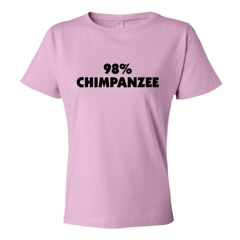Womens 98% Chimpanzee Dna Relation And Evolution - Tee Shirt
