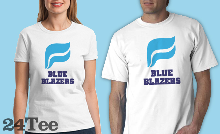 Blue Blazers Tee Shirt