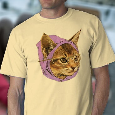Hipster Kitty Tee Shirt