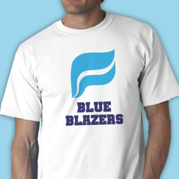Blue Blazers Tee Shirt